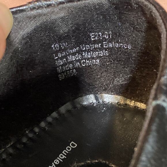 Dr Scholl's Black Leather Loafers Sz 10W - Picture 4 of 9